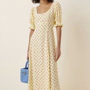 Faithfull the Brand Linnie Floral Midi Dress